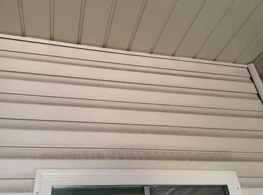 Eaves & soffits — before